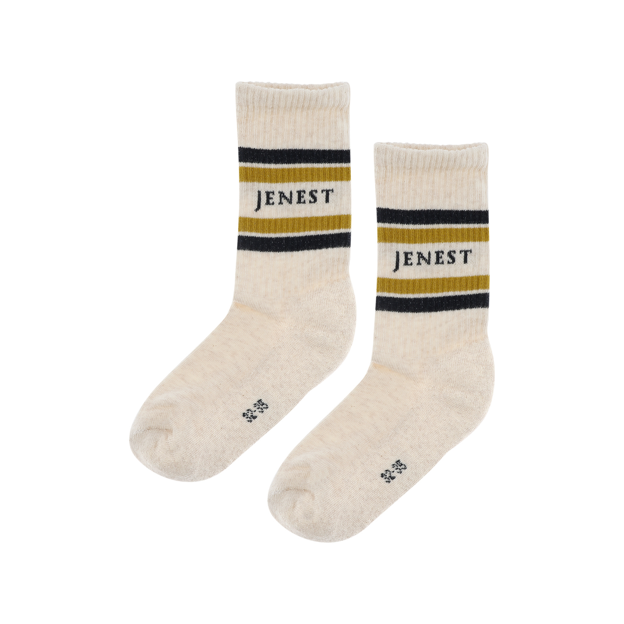 JENEST SPORT SOCKS ECRU MELANGE