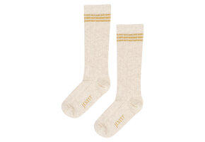 KNEE SOCKS ECRU MELANGE