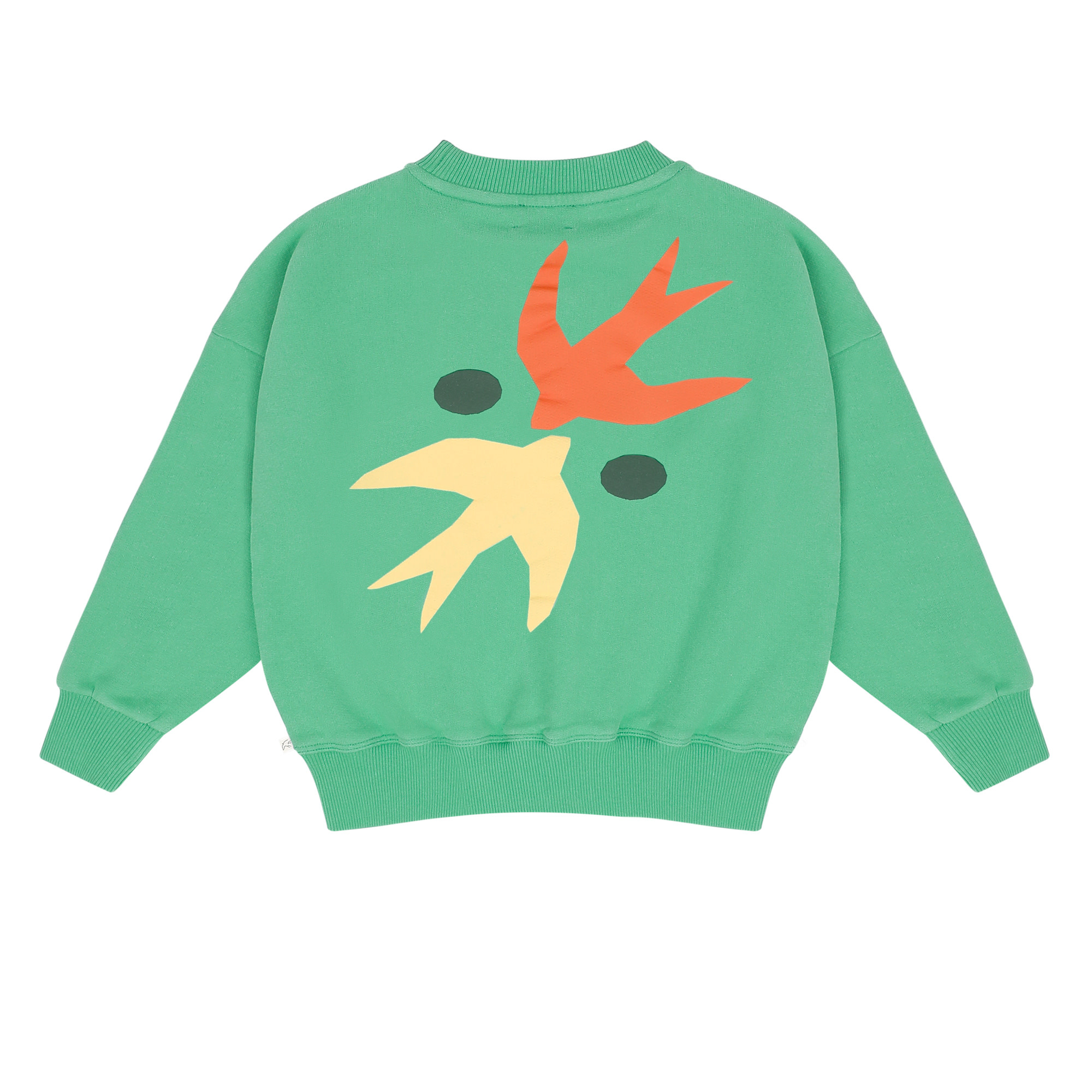 ART BIRD SWEATER FRESH GREEN