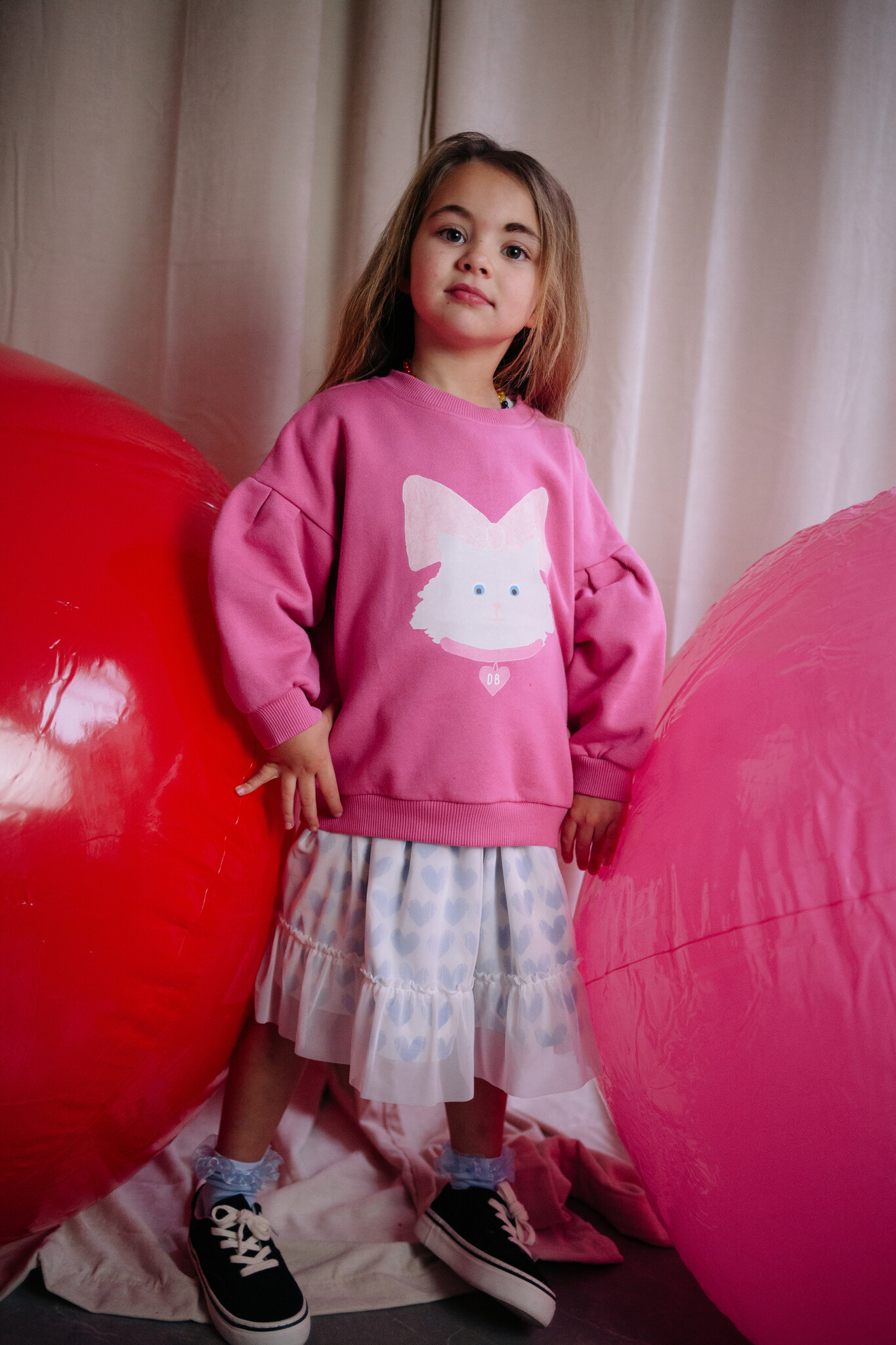 KITTY CAT SWEATER ROSY REBEL