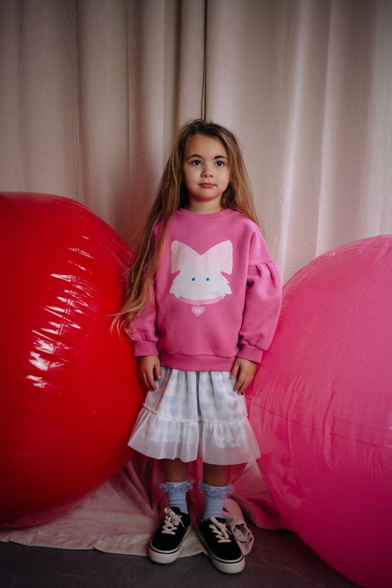 KITTY CAT SWEATER ROSY REBEL