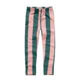 Winter legging block stripe Peach parfait