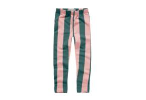 Winter legging block stripe Peach parfait