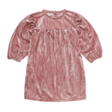 Poppy dress velvet Peach parfait