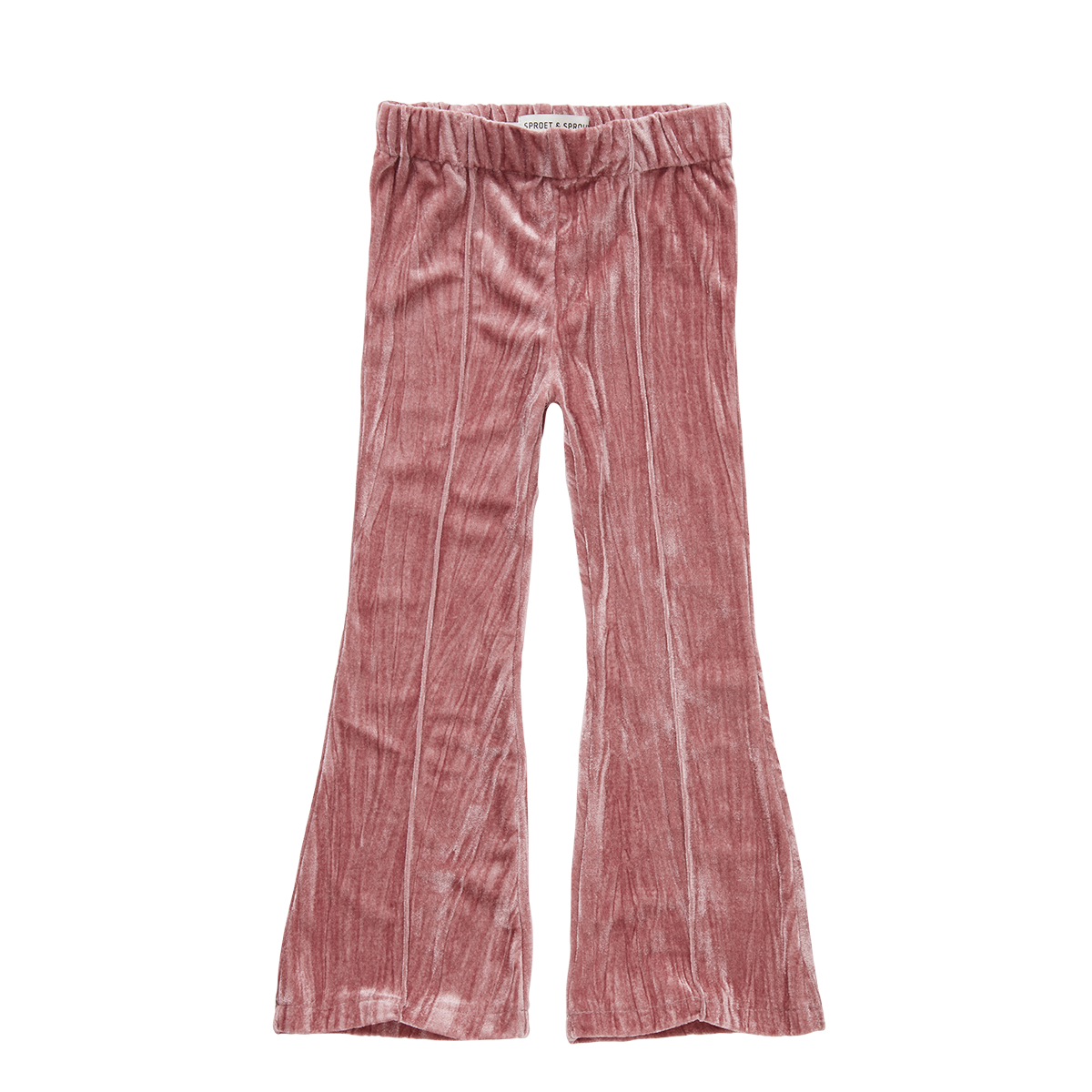 Velvet flare pants Lavender