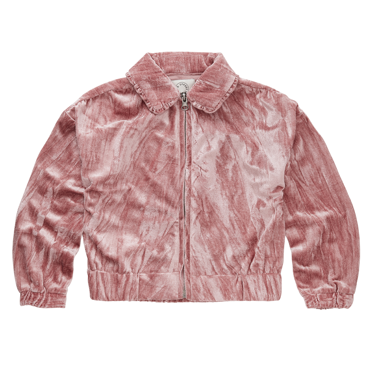 Girls velvet jacket Peach parfait