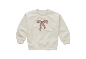 Sweatshirt bow  Ivory