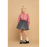 Denim skirt Sproet print  Washed black