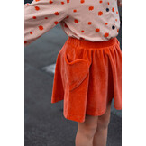 Skirt heart pockets  Grenadine