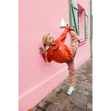 Sweatshirt velvet ruffle collar Grenadine