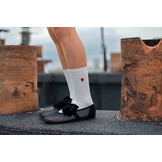Sport socks heart Ivory