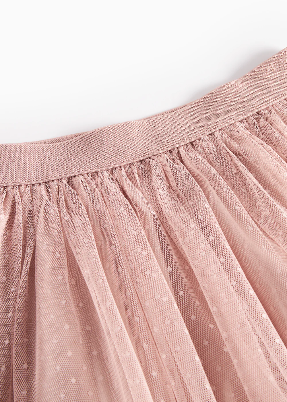 Tulle Dotty Saga Faded Rose