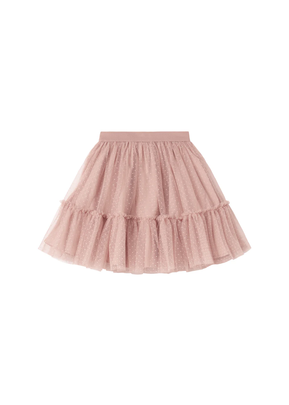 Tulle Dotty Saga Faded Rose