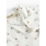 Modal Smooth Print Tut Wrap LS Little Sakura