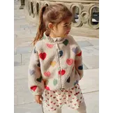 JODY TEDDY JACKET GRS BON COEUR COLORÉ