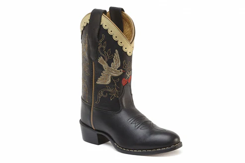 Limited cowboys boots black dove