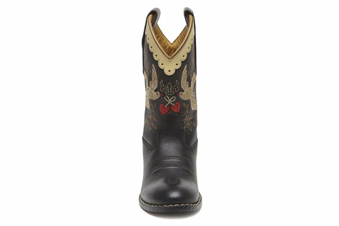 Limited cowboys boots black dove