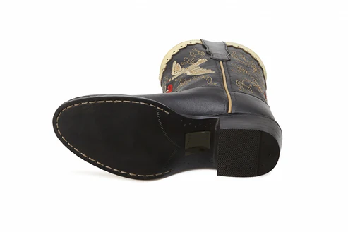 Limited cowboys boots black dove