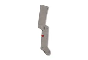 Tights Wing Hearts Grey Melange