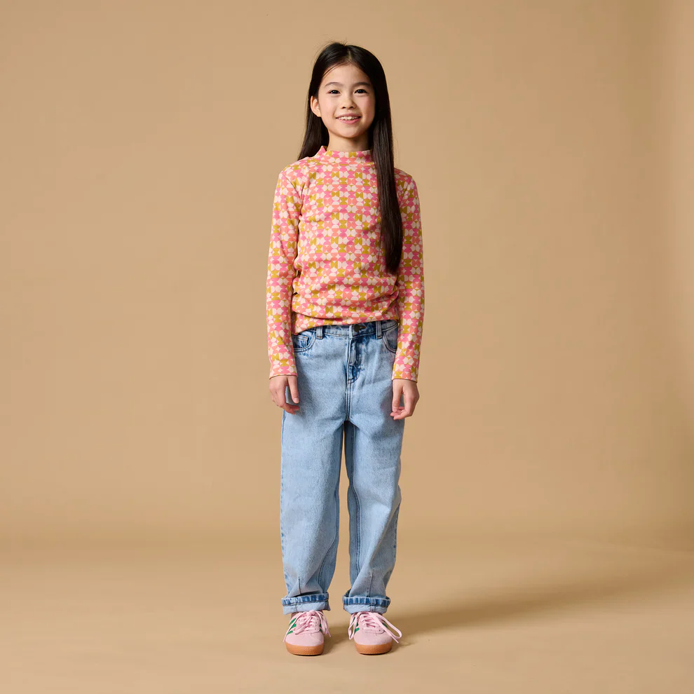 Ballon Fit Jeans Washed Light Blue