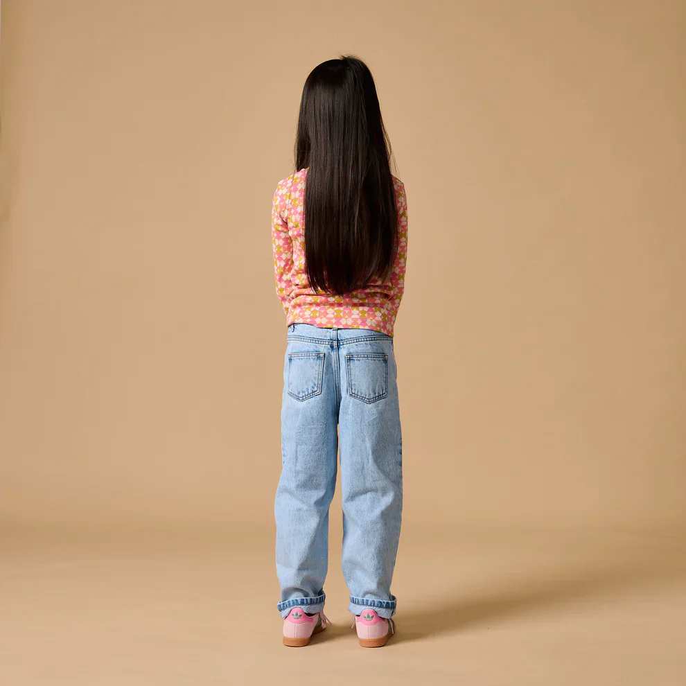 Ballon Fit Jeans Washed Light Blue