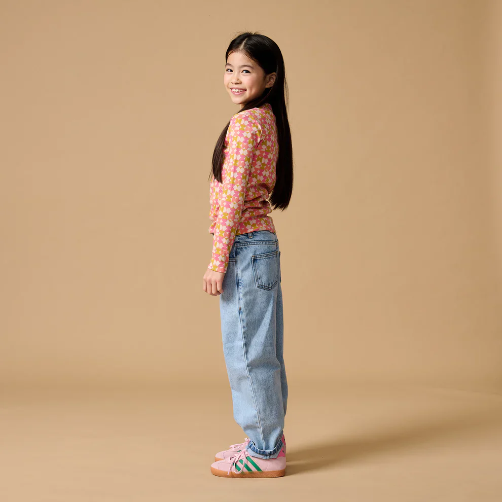 Ballon Fit Jeans Washed Light Blue