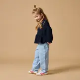 Ballon Fit Jeans Washed Light Blue