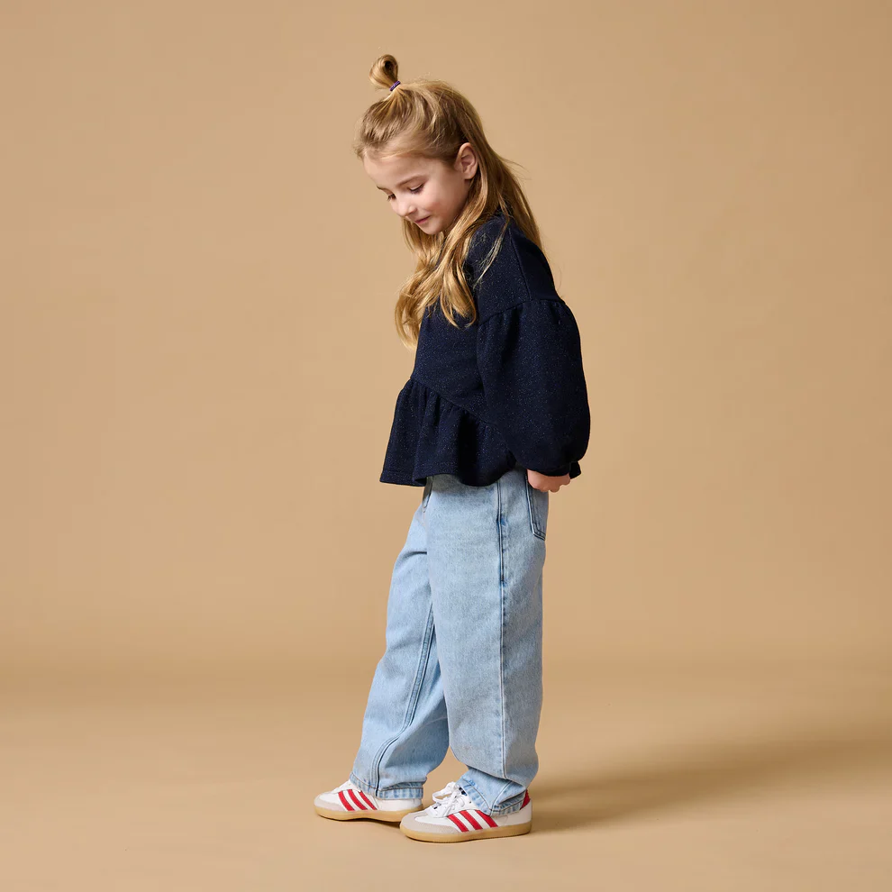 Ballon Fit Jeans Washed Light Blue