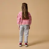 Baggy Fit Jeans Washed Light Grey