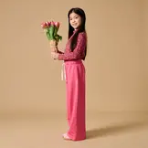 Wide Leg Jogger Fruit Dove