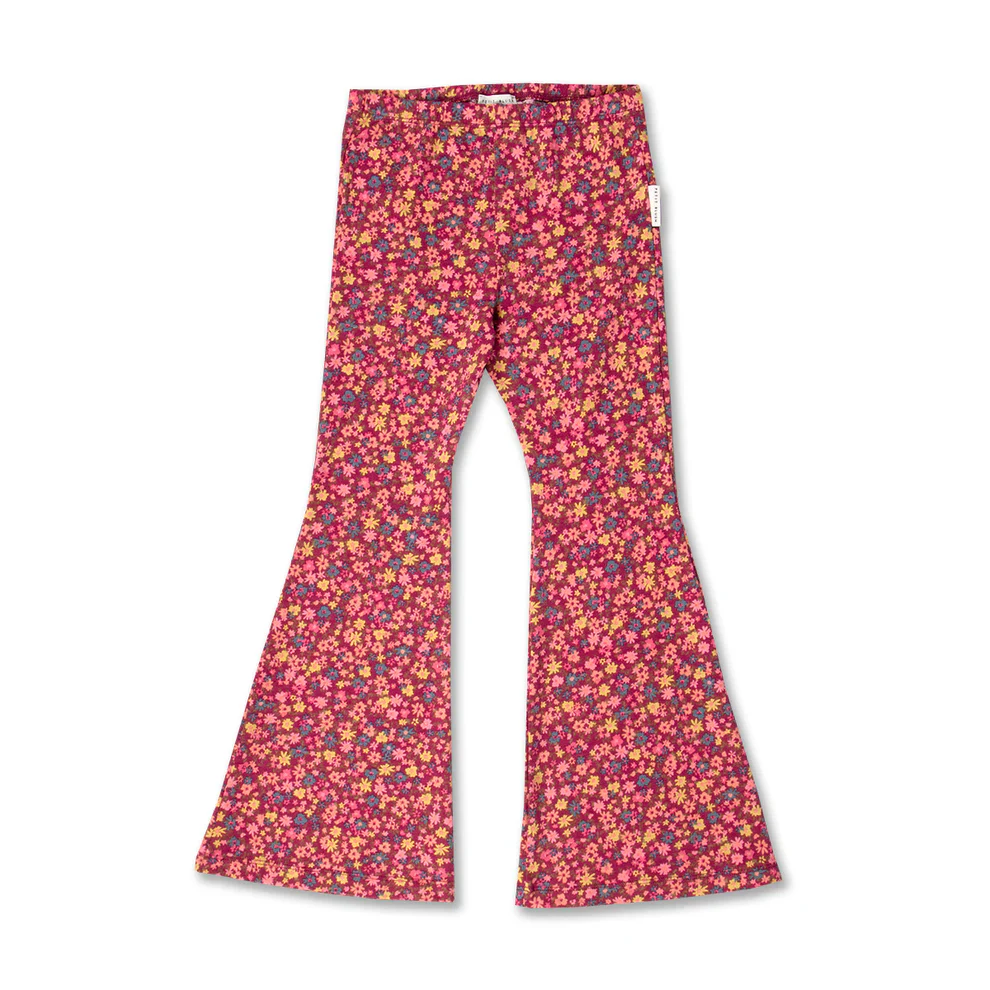 Bowie Flared Pants Winter Flowers
