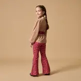 Bowie Flared Pants Winter Flowers