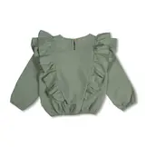 Ruffle Blouse Iceberg Green
