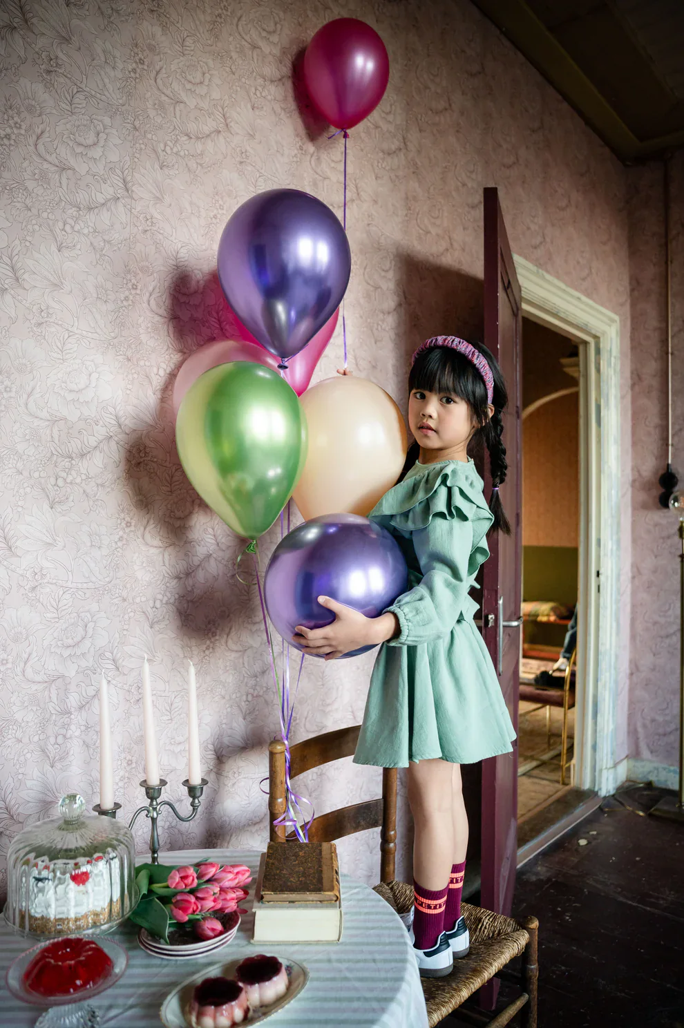 Ruffle Blouse Iceberg Green