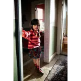 Sweater Stripe Peach/Bordeaux