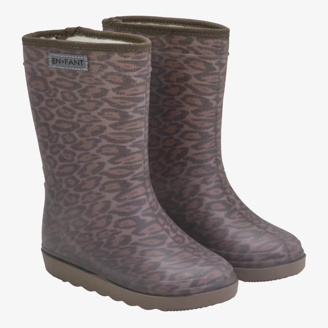 Thermo Boots Print Pine Bark 2410
