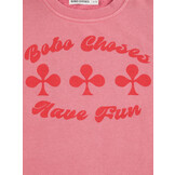 Have Fun sweatshirt dress PINK