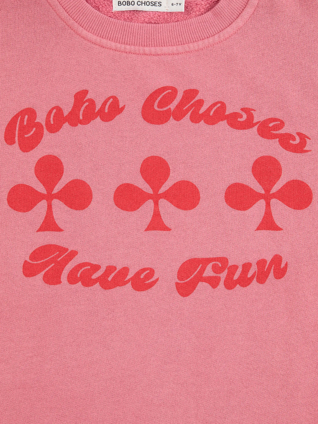 Have Fun sweatshirt dress PINK