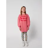 Have Fun sweatshirt dress PINK