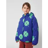 Lucky Clover all over reversible anorak PURPLE