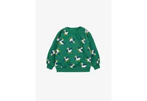 La oca all over sweatshirt GREEN