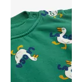 La oca all over sweatshirt GREEN