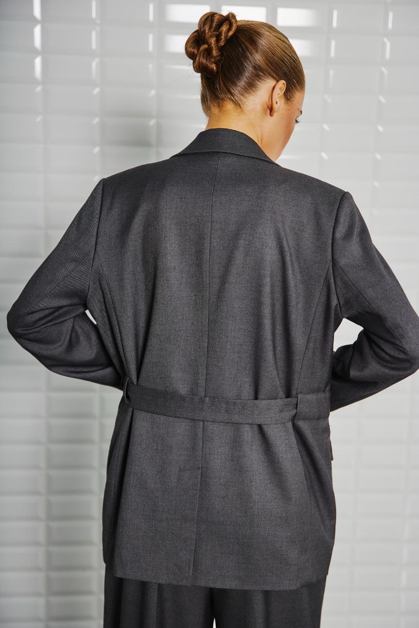 WBLMAGNOLIA TAILORED BLAZER MIDNIGHT GREY