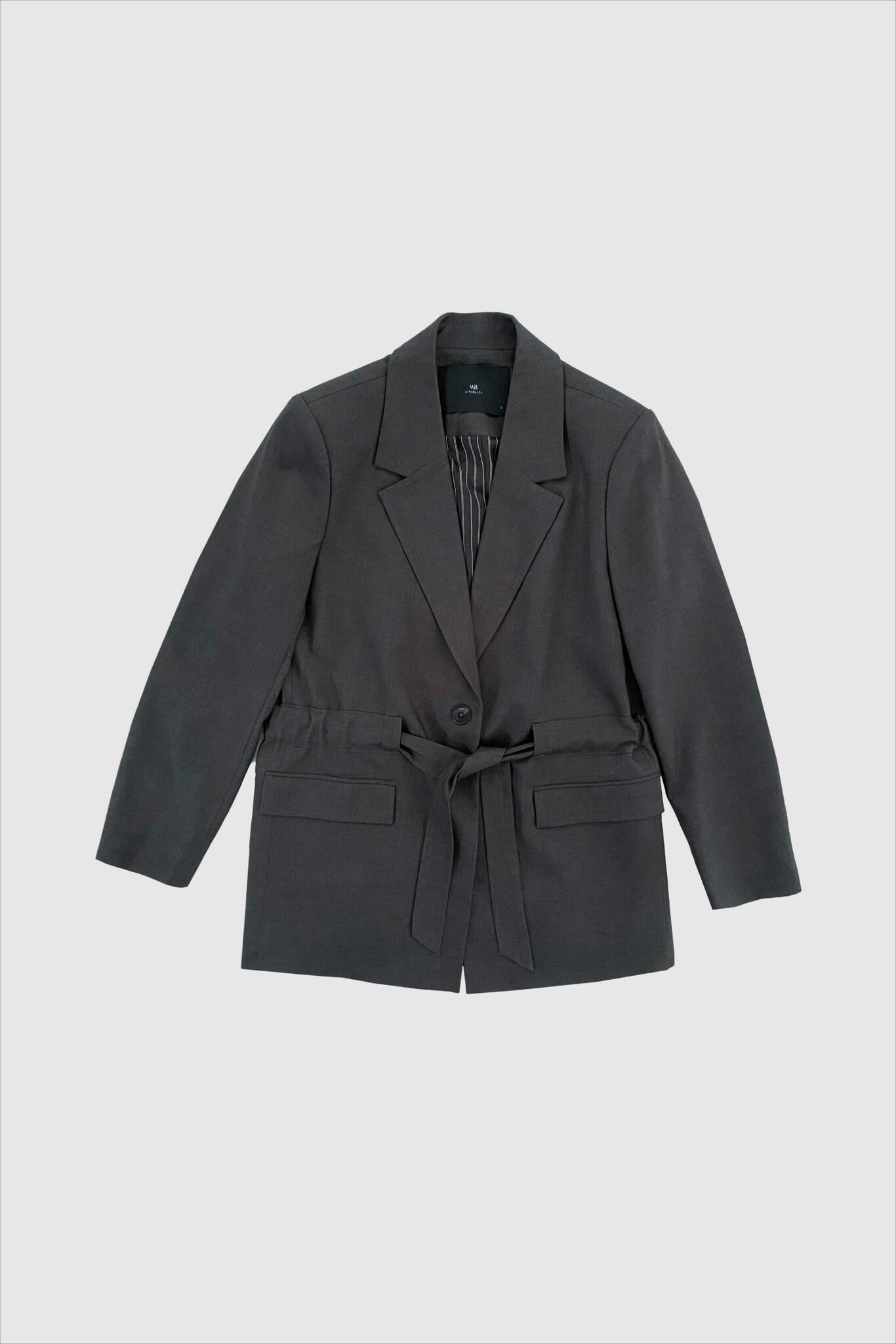 WBLMAGNOLIA TAILORED BLAZER MIDNIGHT GREY