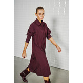 WBLJOLINE LS MIDI DRESS WINDSOR WINE