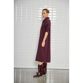 WBLJOLINE LS MIDI DRESS WINDSOR WINE