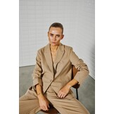 WBLVALENTINA TAILORED PANTS FALCON MELANGE