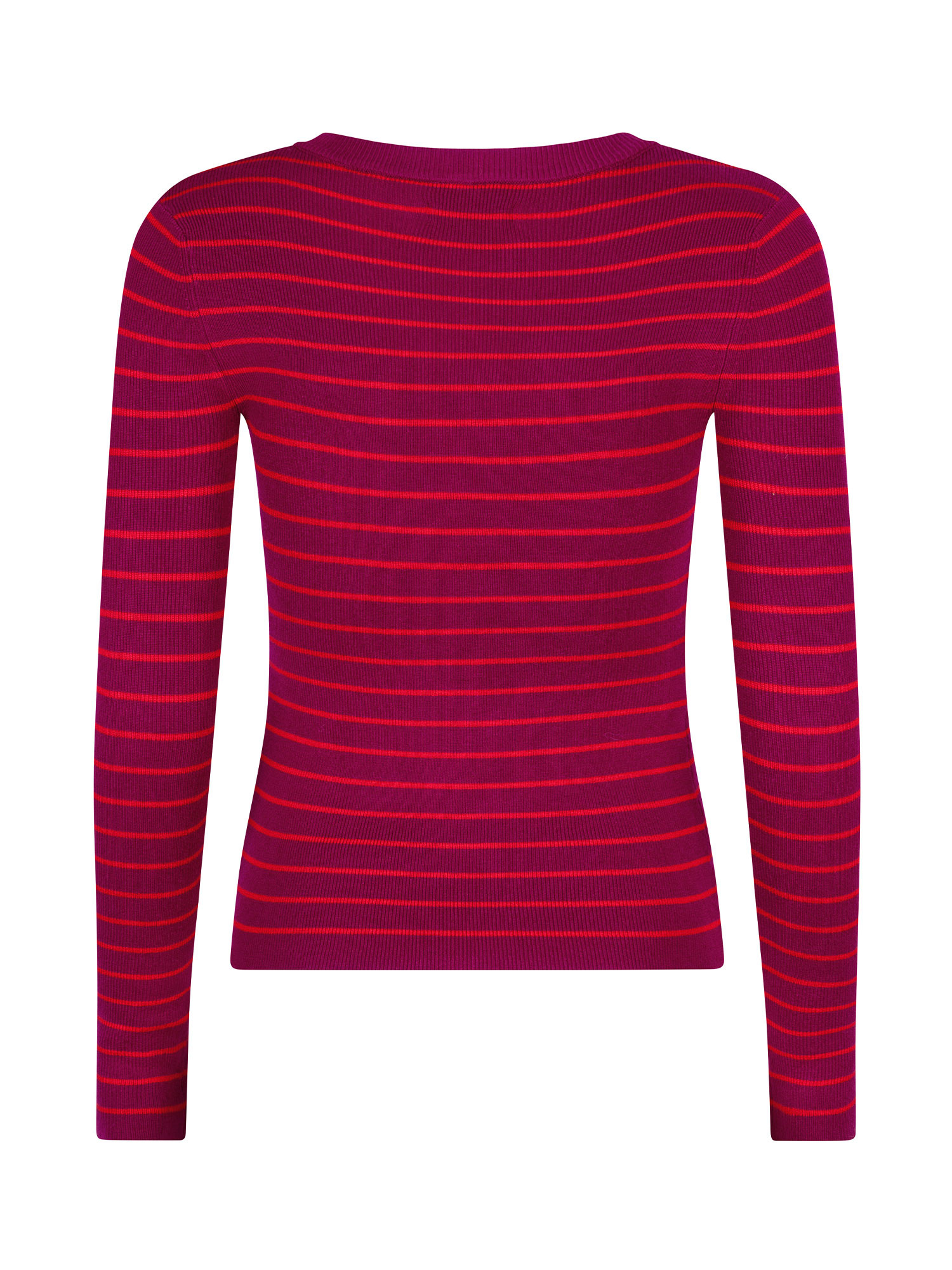 Knitted Top Devina Fuchsia purple/red