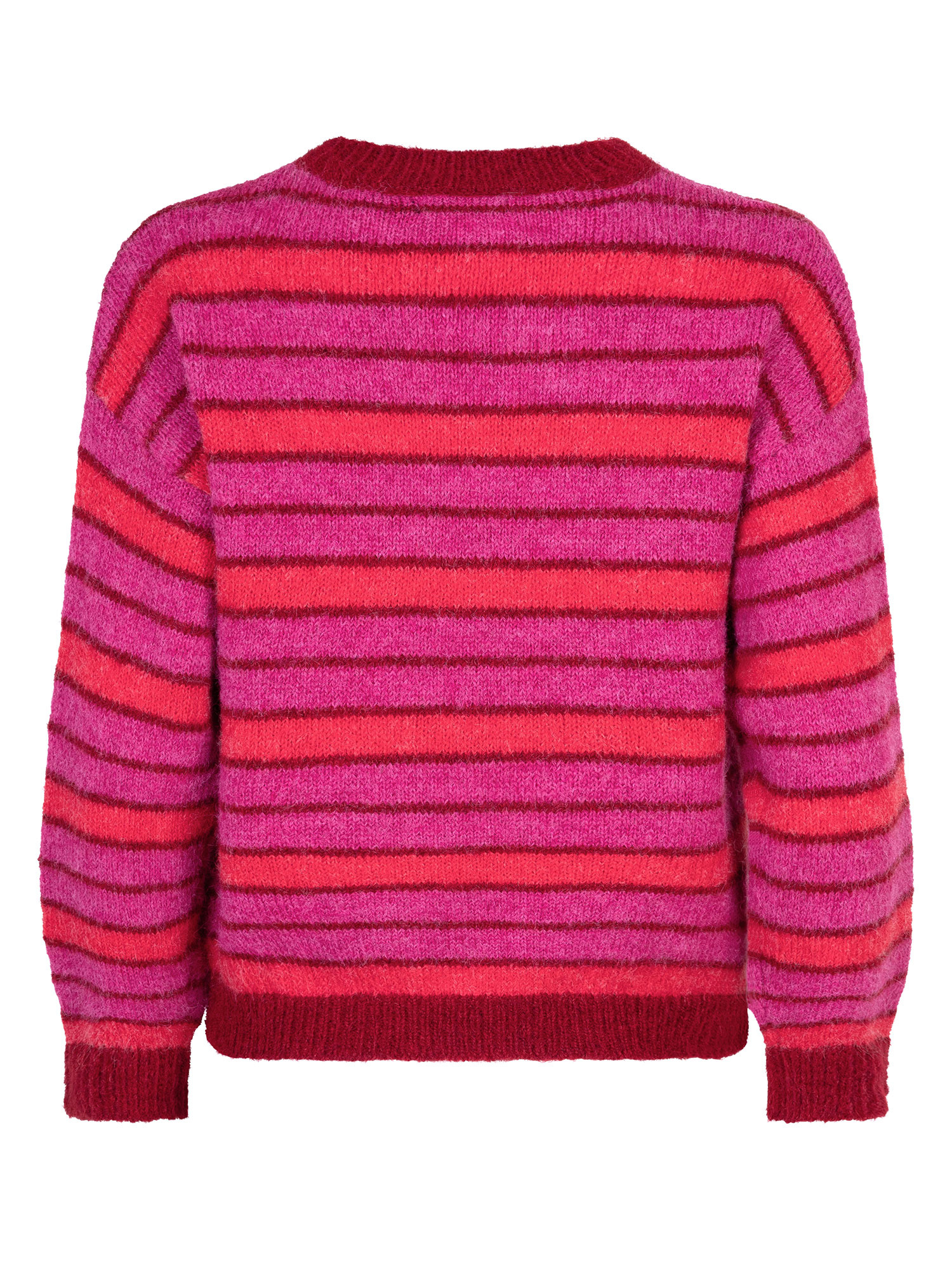 Knitted Sweater Aria Fuchsia/red