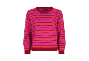 Knitted Sweater Aria Fuchsia/red